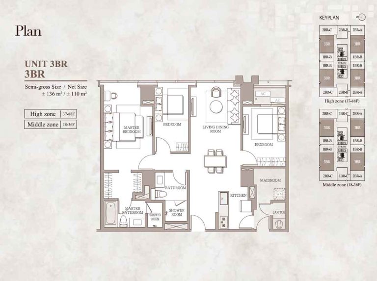 Layout - 3 BR